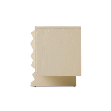 Buffet basso Forma legno bianco / L 160 x H 55,5 cm - HK LIVING