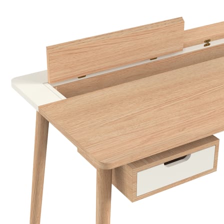 Bureau Honoré bois blanc / Chêne - Hartô