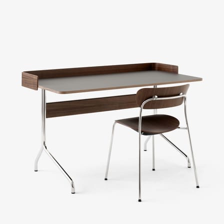 Chaise empilable Pavilion AV1 bois naturel - &tradition