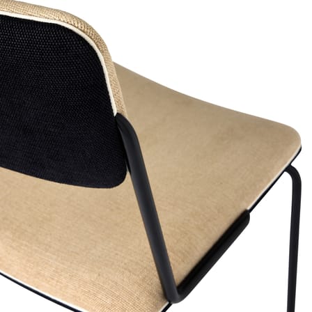 Chaise rembourrée Double jeu tissu beige - Maison Sarah Lavoine