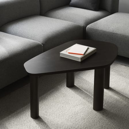 Sculp Large Coffee table wood brown / 109 x 64 x H 47 cm - Normann Copenhagen