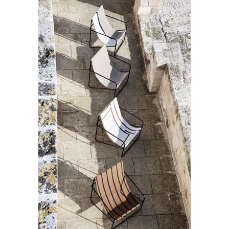 Fauteuil Desert tissu beige / Structure beige - Bouteilles plastique recyclées - Ferm Living