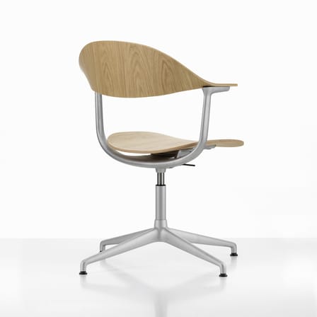 Fauteuil pivotant Mynt / Chêne - Vitra