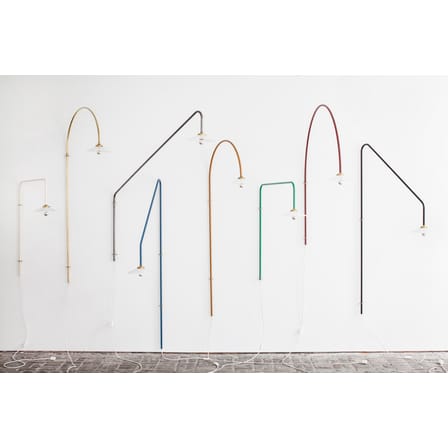 Wandleuchte mit Stromkabel Hanging Lamp n°1 grau metall / H 140 x L 175 cm - valerie objects