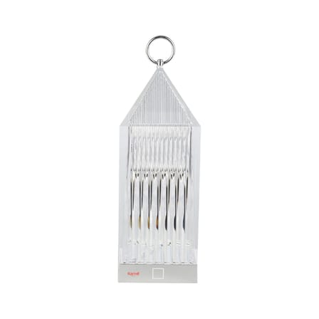 Kabellose, wiederaufladbare Außenlampe Lantern LED plastikmaterial transparent / Fabio November, 2017 - Recycled - Kartell