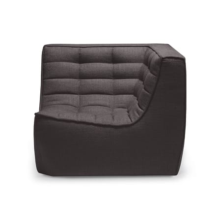 N701 Lounge Chair UK Version textile grey / UK Version - 90° square corner Unit - Ethnicraft