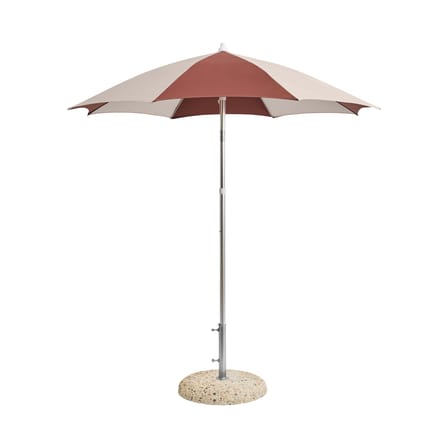 Terrazza - Octagon Parasol textile red / Ø 200 cm - Hay