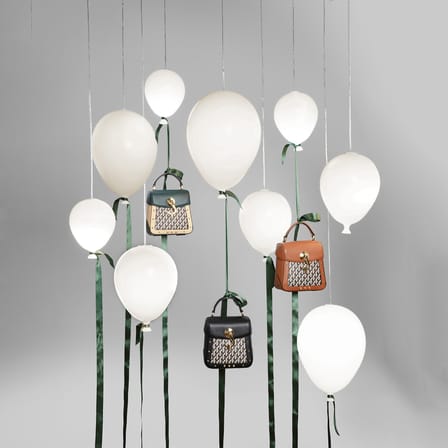 Suspension Ballon plastique blanc / Ø 22 x H 30 cm - Slide
