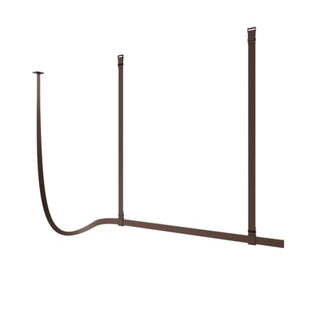 Suspension Belt cuir marron / L 200 cm / Bluetooth - Flos