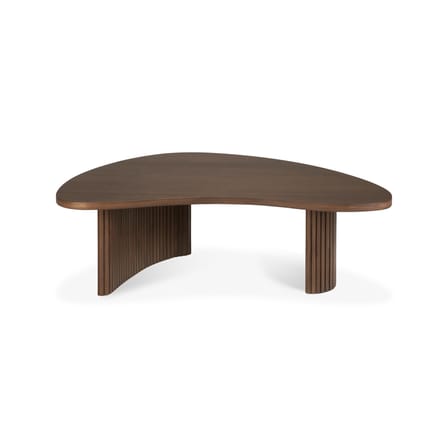 Table basse Boomerang bois marron / 90 x 61 x H 29 cm - Teck brun - Ethnicraft