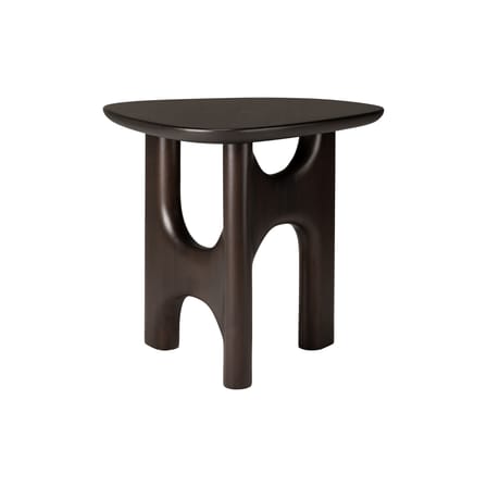 Table d'appoint Flow bois marron / 54 x 50 x H 46 cm - Ethnicraft