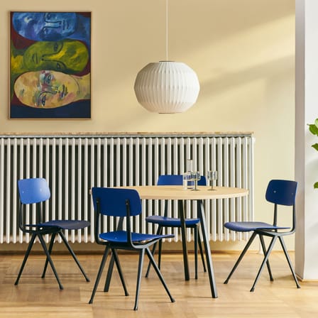 Table ronde Loop bois naturel / Ø 120 cm - Hay