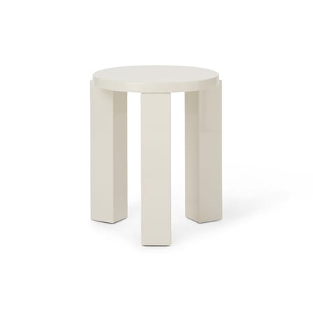 Tabouret Atlas bois blanc / Rond - NEW WORKS