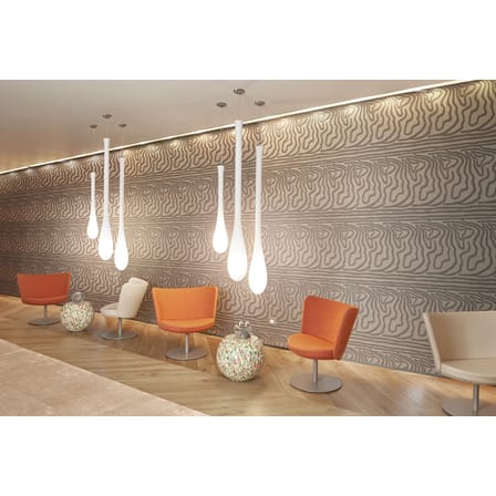 Tavolino d'appoggio Bong materiale plastico corian multicolore / Giulio Cappellini, 2004 - Ø 48 x H 40 cm - Fibra di vetro & résine - Cappellini