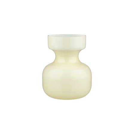 Vase Sakki verre beige / Ø 13,2 x H 15,5 cm - Marimekko