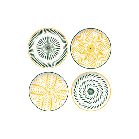Set de 4 assiettes Bazaar / Ø 26,5 cm - Serax