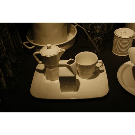 Boîte Estetico quotidiano céramique blanc Medium / Sucrier - Ø 10 x H 12 cm - Seletti