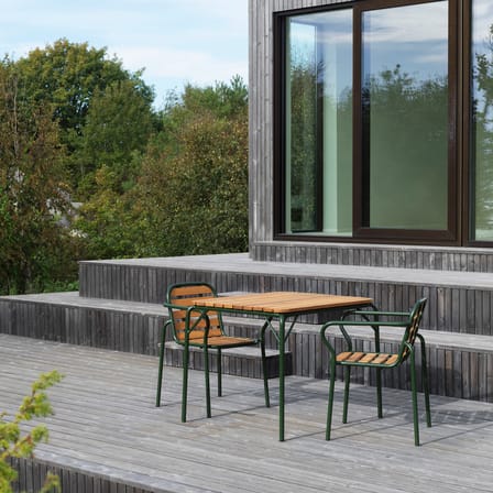 Fauteuil de repas empilable Vig Wood bois naturel - Normann Copenhagen