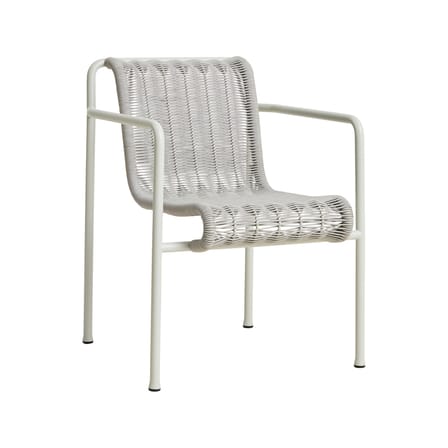 Fauteuil de repas Palissade Cord gris / Corde tissu recyclé - Hay