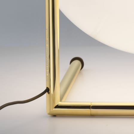 Lampe de table IC T3 10 Anniversary verre or / Or 24K - Edition numérotée & signée - Flos