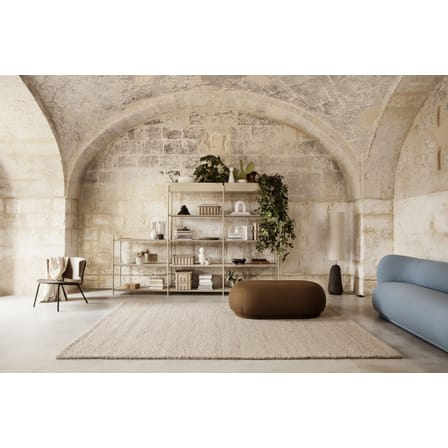 Lampe de table Vuelta LED verre blanc / L 21 x H 21 cm - Ferm Living