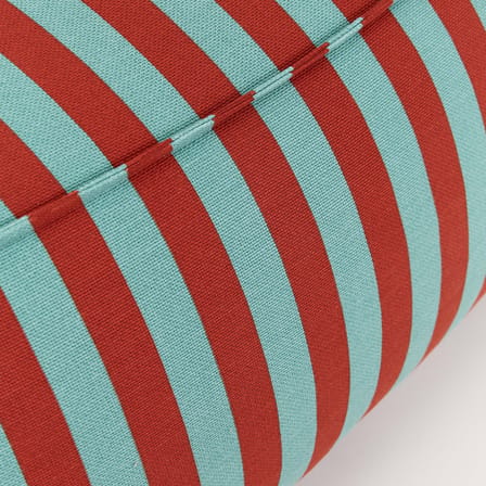 Pouf Ziggy tissu rouge / Pouf - NOBODINOZ
