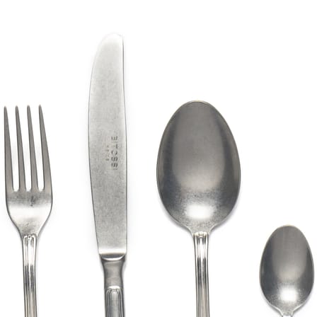 Set de couverts Vintage métal gris argent / 24 pièces - Bitossi Home