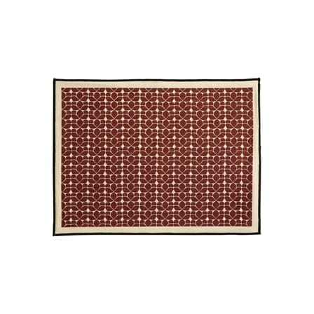 Set de table Flore tissu orange / 45 x 35 cm - Maison Sarah Lavoine