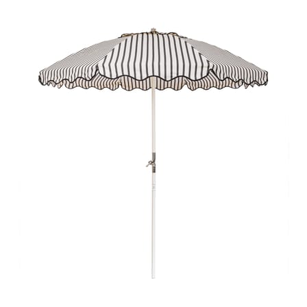 Sonnenschirm The Club Monaco textil schwarz / Ø 200 cm - BUSINESS & PLEASURE