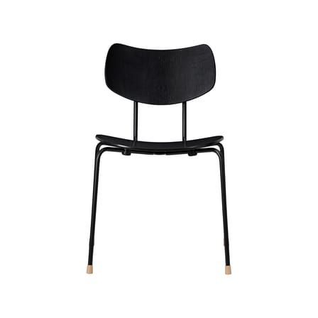 VLA26T - Vega Chair Stacking chair wood black / Vilhelm Lauritzen, 1956 - CARL HANSEN & SON