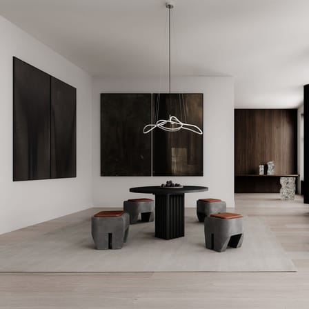 Suspension Ghost Mini LED / 116 x 62 x H 40 cm - 101 COPENHAGEN