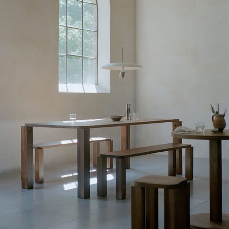 Suspension Kantarell LED métal blanc / Ø 55 cm - NEW WORKS