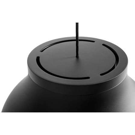 Suspension PC Medium métal noir / Ø 40 cm - Aluminium - Hay
