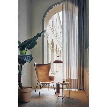 Table d'appoint AL WOOD bois naturel / Bois moulé - Ø 40 x H 45,5 cm - Kartell