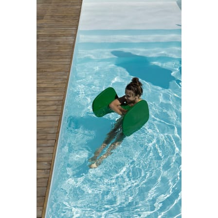 Table d'appoint Font plastique vert / Polyéthylène - 42 x 42 x H 52 cm - Kristalia