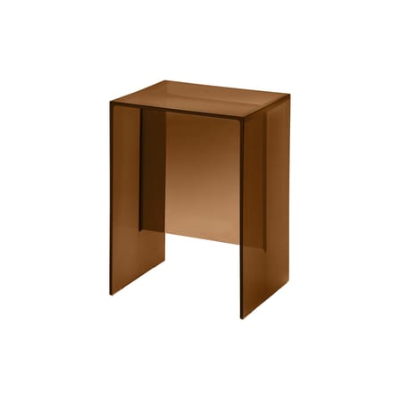 Table d'appoint Max-Beam plastique marron / Tabouret - Kartell