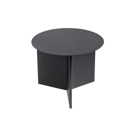 Table d'appoint Slit Metal basse métal noir / Ø 45 x H 35 cm - Hay