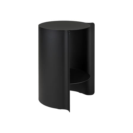 Table d'appoint Wa métal noir / Ø 32 x H 50 cm - NOO.MA