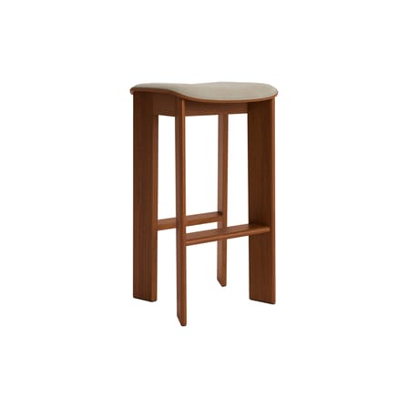 Tabouret haut Chisel 30 High / H 75 cm - Rembourrage tissu - Hay