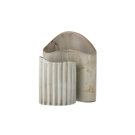 Set de 2 vases Henaj céramique beige - Bloomingville
