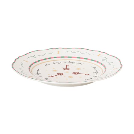 Assiette Il frutto della passione - Keys céramique vert / Ø 26,5 cm - Bitossi Home
