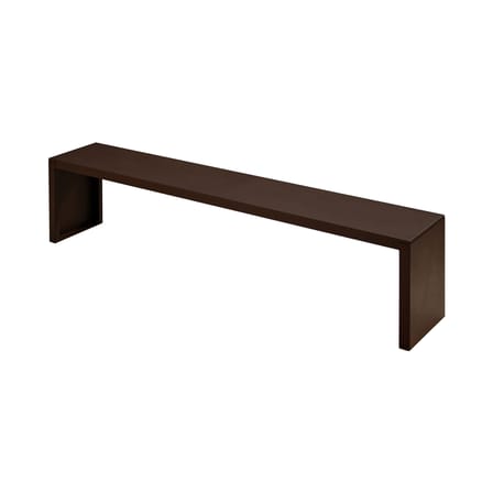 Banc Rusty Irony métal orange / L 170 cm - Zeus