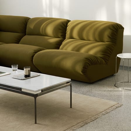 Canapé droit Hi Lo - Configuration B / 3 places - L 330 cm - Modulable - &tradition