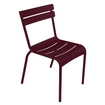 Chaise empilable Luxembourg métal violet - Fermob