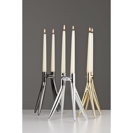 Chandelier Abbracciaio métal argent / Philippe Starck, 2012 - Kartell