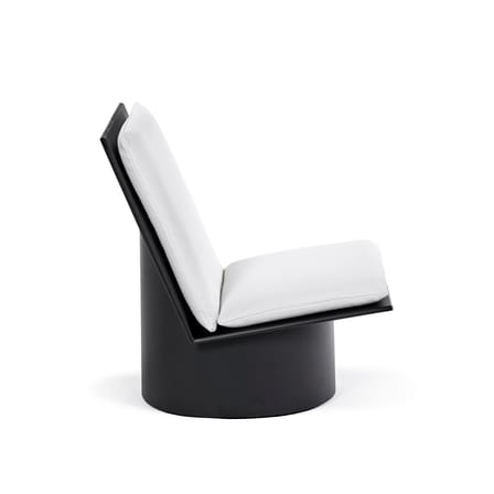 Valérie Low armchair metal black / Steel - Serax