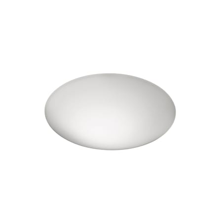 Applique Puck LED verre blanc / Plafonnier - Ø 27 cm - Vibia