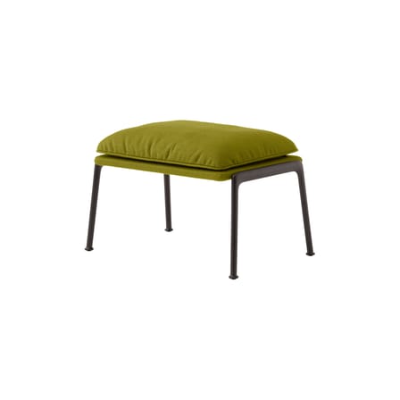 Pouf Muno LN20 tissu vert - &tradition