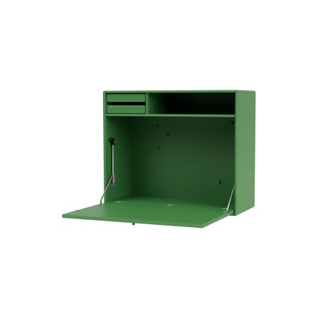 Secrétaire mural Studio bois vert / L 69,6 x H 58,2 cm - MONTANA