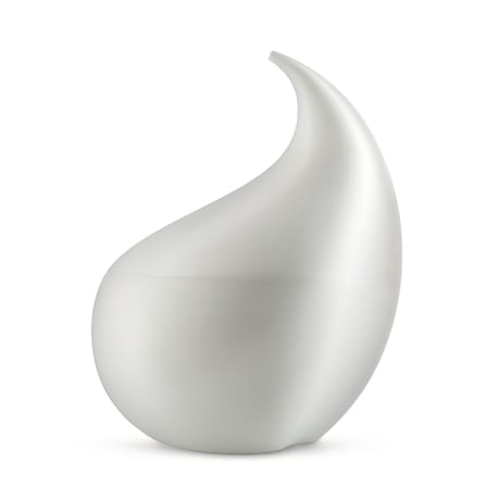 Service à mozzarella Nunziatella plastique blanc / Récipient fraîcheur + louche percée - Alessi